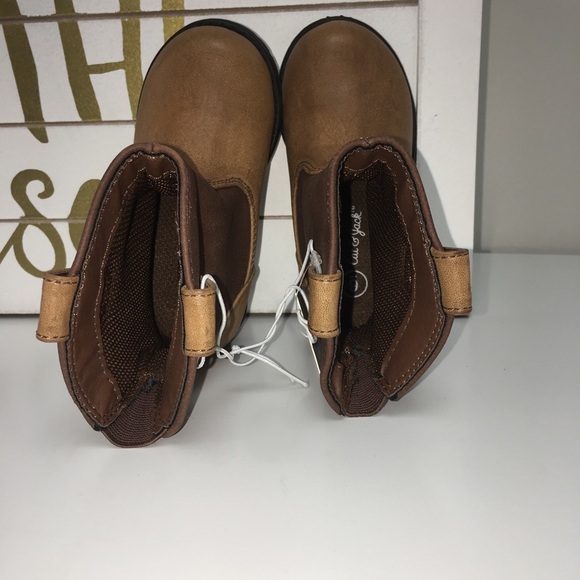Cat & Jack Toddler Boots Brown Size 6 - Picture 5 of 8